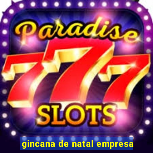 gincana de natal empresa